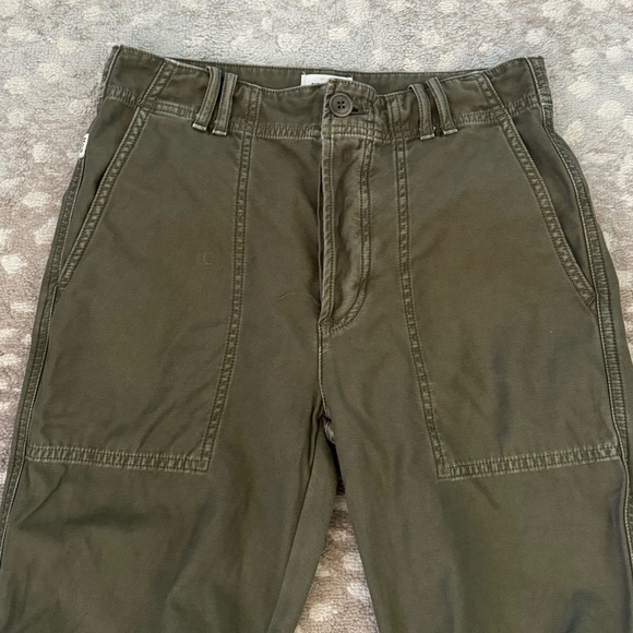Citizen Of Humanity Agni “Tea Leaf” Olive Military Green Utility Pants 25 - Picture 4 of 11